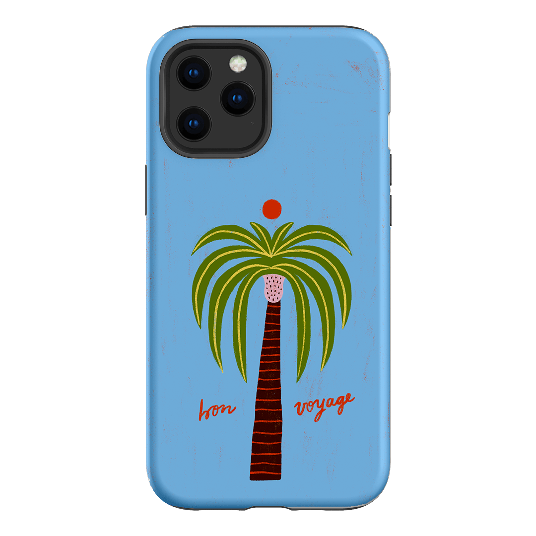 Bon Voyage Blue Printed Phone Cases iPhone 12 Pro / Armoured by Marie Faurrite - The Dairy