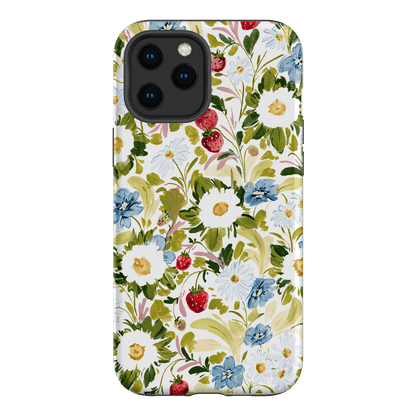 Garden Strawberries Printed Phone Cases iPhone 12 Pro / Armoured by Ellie Mae - The Dairy