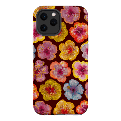 Hibiscus Holiday Rouge Printed Phone Cases iPhone 12 Pro / Armoured by BG. Studio - The Dairy