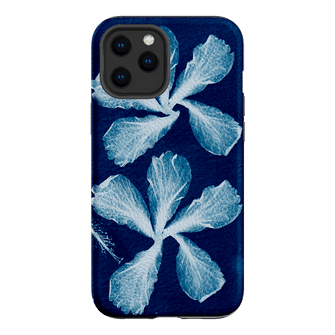 Hibiscus Cyanotype Printed Phone Cases iPhone 12 Pro / Armoured by Sally Hungerford - The Dairy