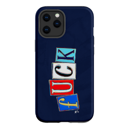 Lil Fcks Blue Printed Phone Cases iPhone 12 Pro / Armoured by Margarbs Art - The Dairy