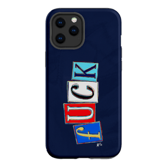 Lil Fcks Blue Printed Phone Cases iPhone 12 Pro / Armoured by Margarbs Art - The Dairy