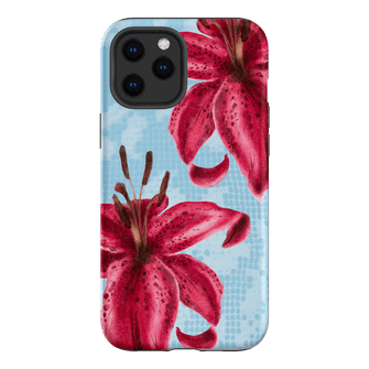 Lillies Printed Phone Cases iPhone 12 Pro / Armoured by Sally Hungerford - The Dairy