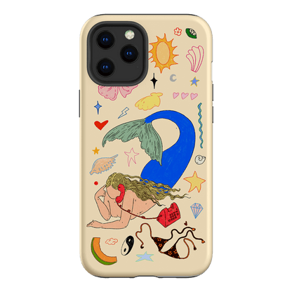 Mermaid Salad Cream Printed Phone Cases iPhone 12 Pro / Armoured by Easty Beasty - The Dairy