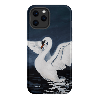 Midnight Swan Printed Phone Cases iPhone 12 Pro / Armoured by Lisa Hu - The Dairy