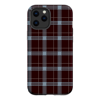 Mocha Plaid Printed Phone Cases iPhone 12 Pro / Armoured by The Dairy - The Dairy