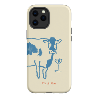 Mootini Blue Printed Phone Cases iPhone 12 Pro / Armoured by Phthalo Ruth - The Dairy