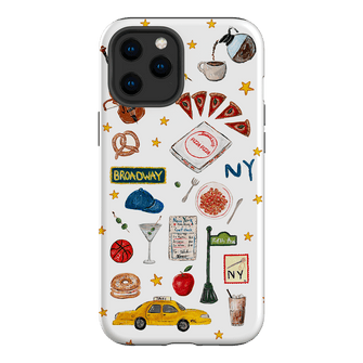 NYC White Printed Phone Cases iPhone 12 Pro / Armoured by BG. Studio - The Dairy