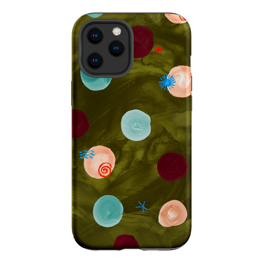 Olive Spot Printed Phone Cases iPhone 12 Pro / Armoured by Charlie Taylor - The Dairy