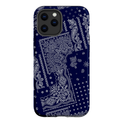 Paisley Indigo Printed Phone Cases iPhone 12 Pro / Armoured by The Dairy - The Dairy