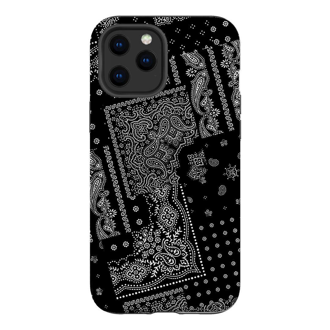 Paisley Noir Printed Phone Cases iPhone 12 Pro / Armoured by The Dairy - The Dairy