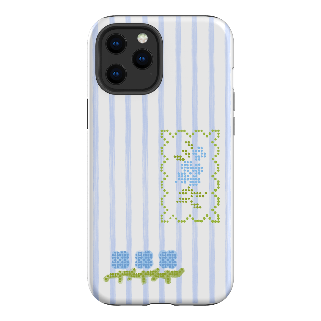 Patchwork Blue Printed Phone Cases iPhone 12 Pro / Armoured by Kayla Carr - The Dairy