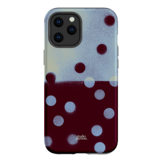 Plum Polka Dot Printed Phone Cases iPhone 12 Pro / Armoured by Jasmine Dowling - The Dairy