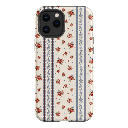 Rose Stripe Printed Phone Cases iPhone 12 Pro / Armoured by Kasiags Art - The Dairy