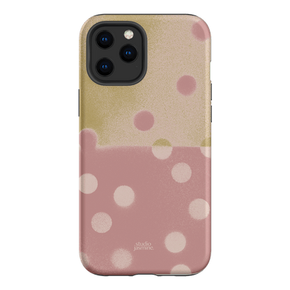 Strawberry Polka Dot Printed Phone Cases iPhone 12 Pro / Armoured by Jasmine Dowling - The Dairy