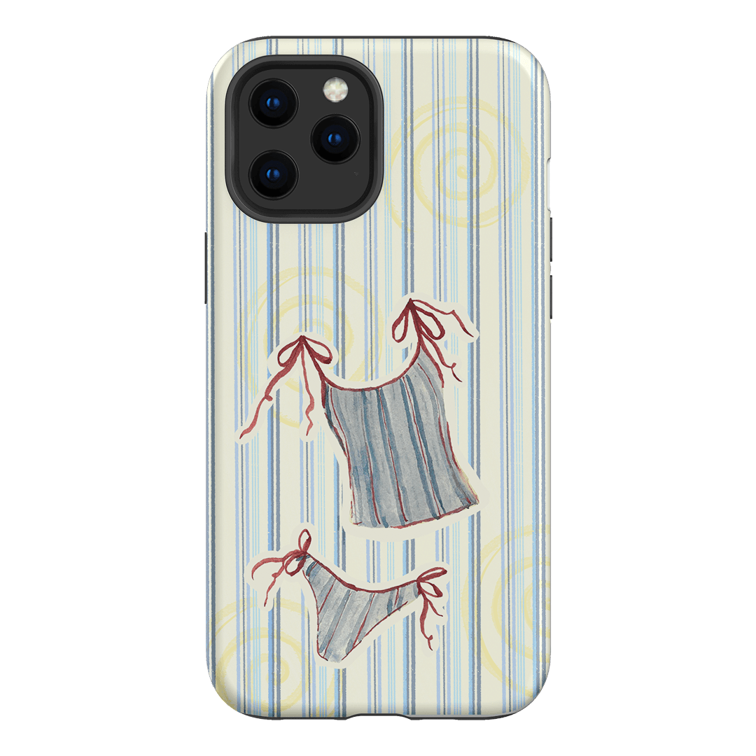 Stripe Tankini Printed Phone Cases iPhone 12 Pro / Armoured by Kayla Carr - The Dairy