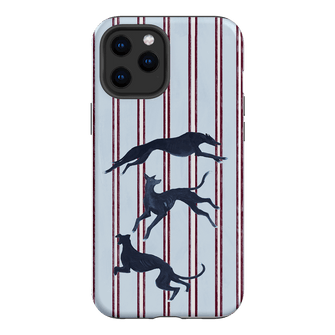 Stripey Hounds Printed Phone Cases iPhone 12 Pro / Armoured by Lisa Hu - The Dairy
