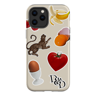 Sunday Stickers Cream Printed Phone Cases iPhone 12 Pro / Armoured by Desmond & Dempsey - The Dairy