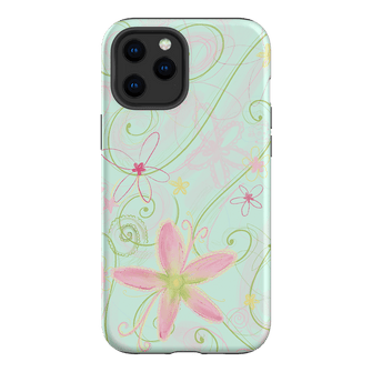 Swirl Blue Printed Phone Cases iPhone 12 Pro / Armoured by Kayla Carr - The Dairy