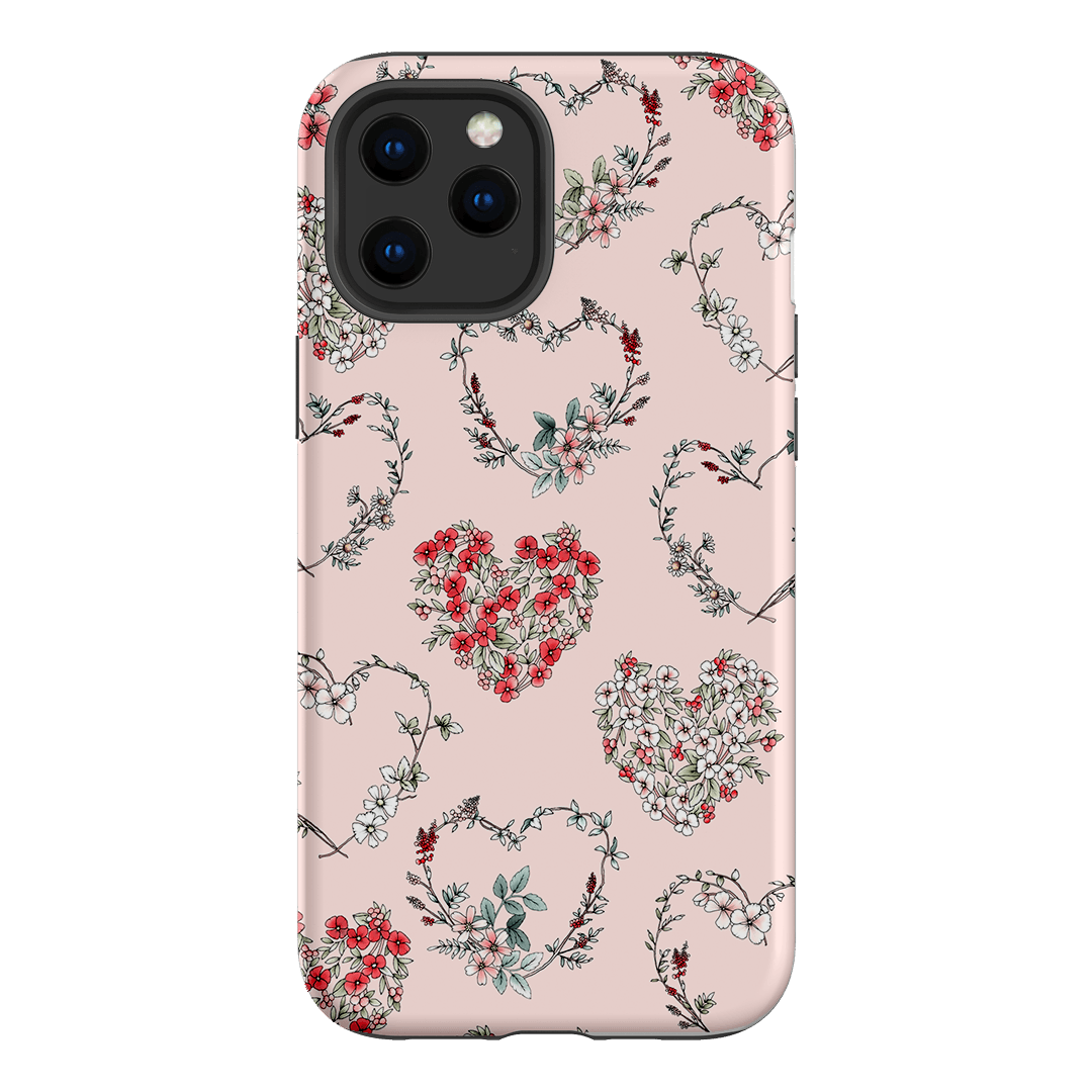 Wild Heart Wreath Printed Phone Cases iPhone 12 Pro / Armoured by Typoflora - The Dairy
