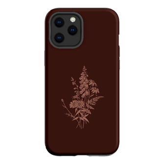 Wildflowers Mocha Printed Phone Cases iPhone 12 Pro / Armoured by Typoflora - The Dairy