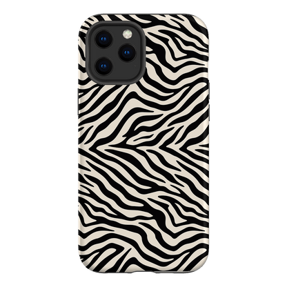 Zebra Ink Printed Phone Cases iPhone 12 Pro / Armoured by The Dairy - The Dairy