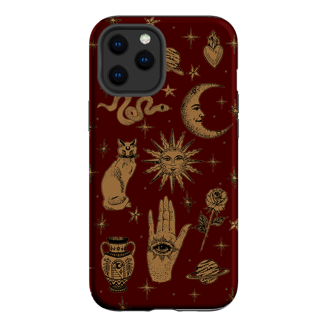 Astro Flash Red Printed Phone Cases iPhone 12 Pro / Armoured by Veronica Tucker - The Dairy