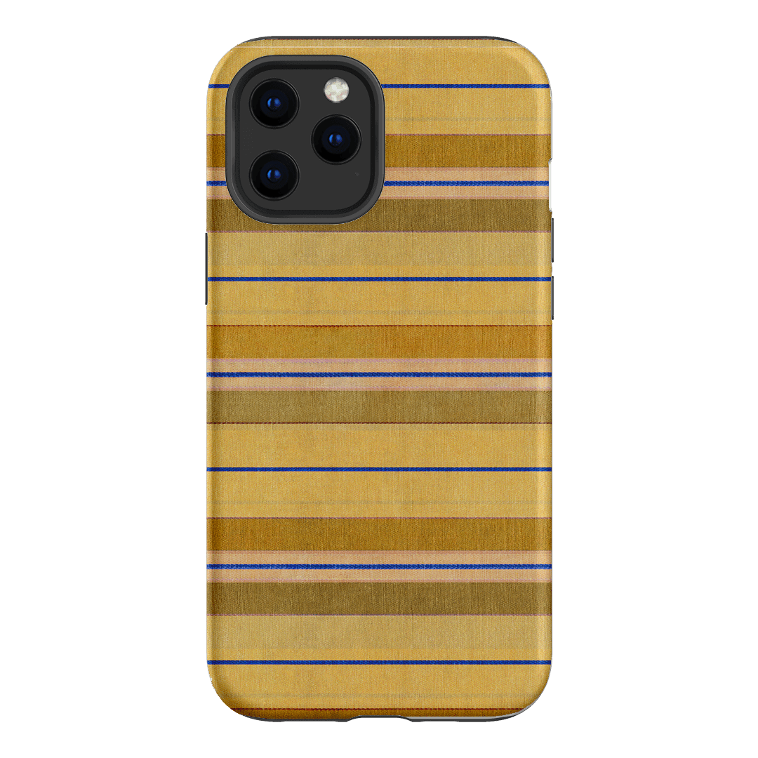 Golden Stripe Printed Phone Cases iPhone 12 Pro / Armoured by Fenton & Fenton - The Dairy