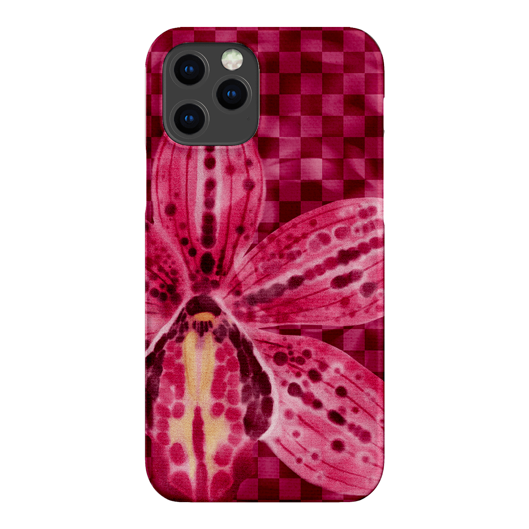 Check Orchid Printed Phone Cases iPhone 12 Pro Max / Snap by Sally Hungerford - The Dairy