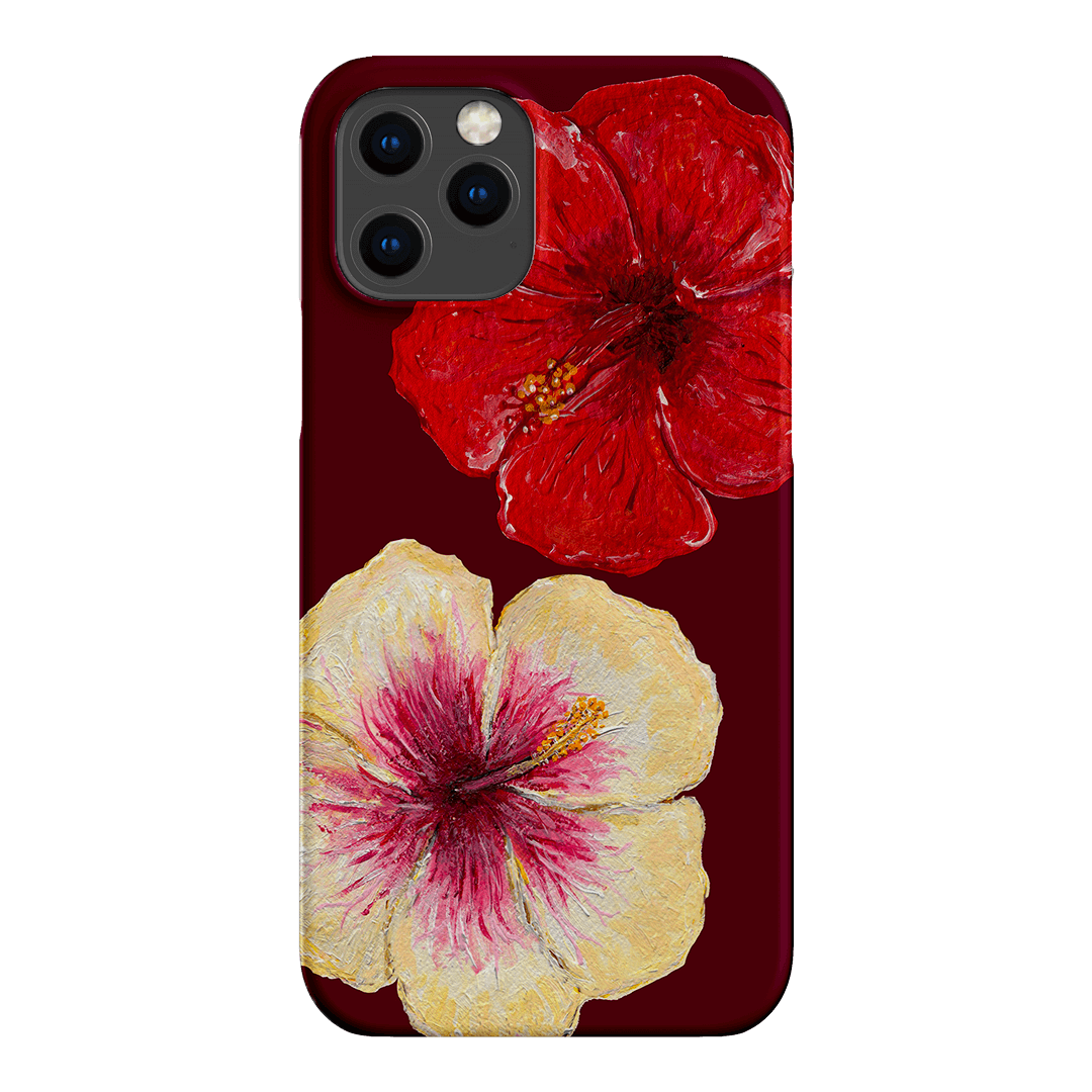 Hibiscus Flower Printed Phone Cases iPhone 12 Pro Max / Snap by BG. Studio - The Dairy