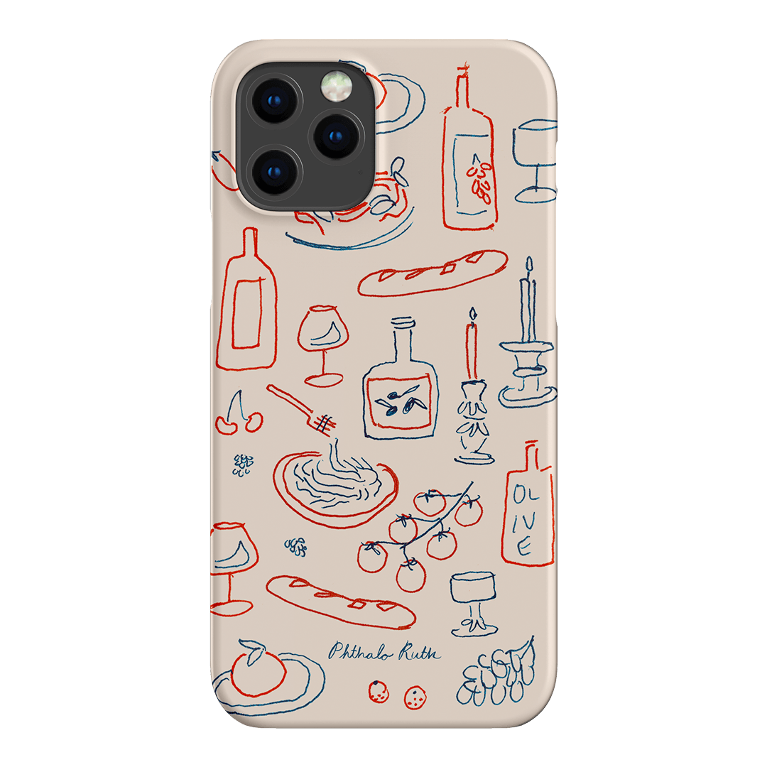 Italian Fare Printed Phone Cases iPhone 12 Pro Max / Snap by Phthalo Ruth - The Dairy