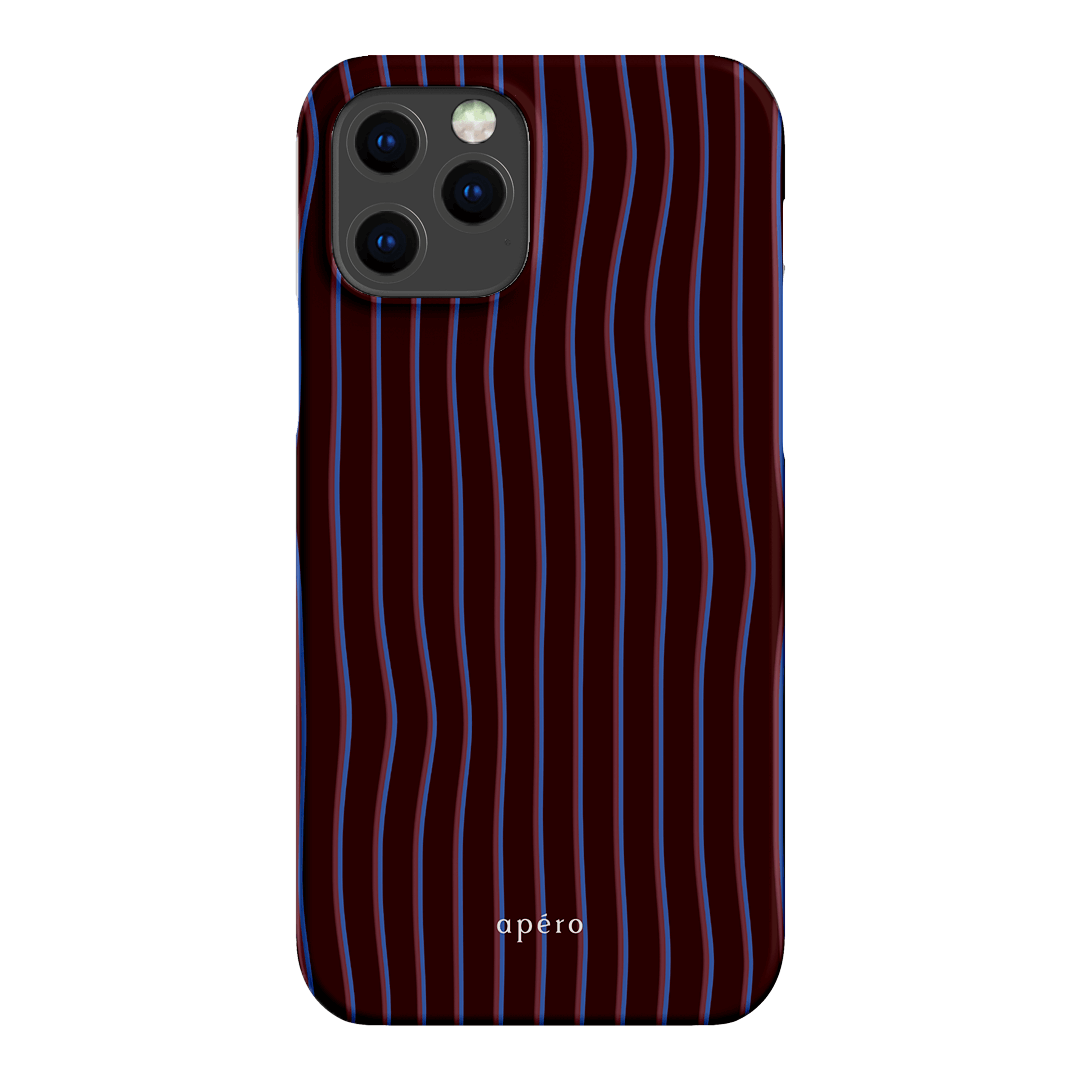Panama Burgundy Printed Phone Cases iPhone 12 Pro Max / Snap by Apero - The Dairy