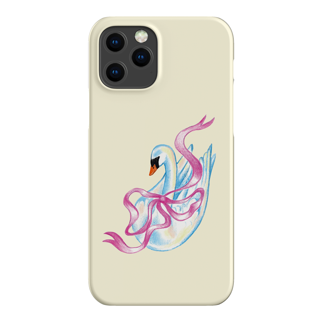 Satin Swan Printed Phone Cases iPhone 12 Pro Max / Snap by Femke Studio - The Dairy
