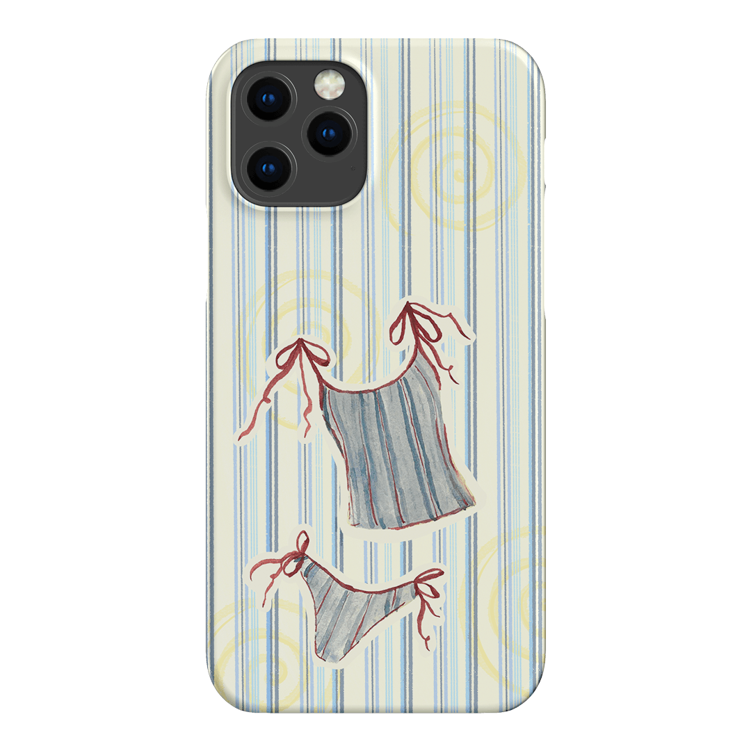 Stripe Tankini Printed Phone Cases iPhone 12 Pro Max / Snap by Kayla Carr - The Dairy