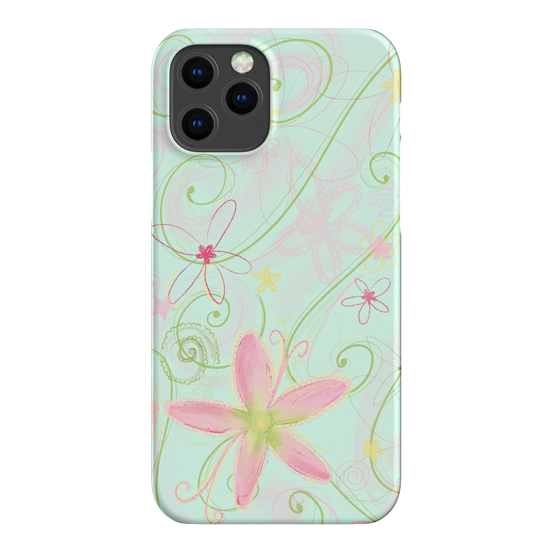 Swirl Blue Printed Phone Cases iPhone 12 Pro Max / Snap by Kayla Carr - The Dairy