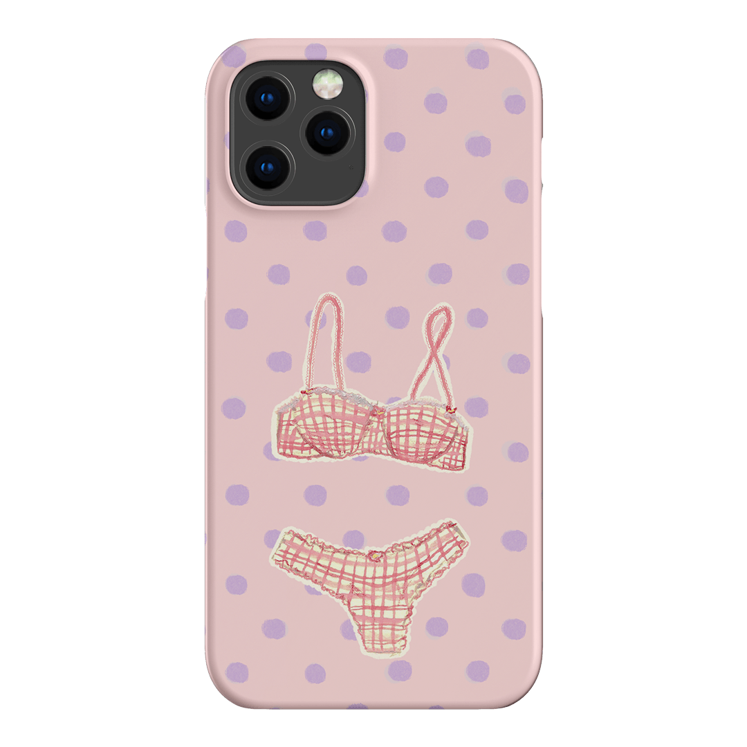 Vintage Gingham Printed Phone Cases iPhone 12 Pro Max / Snap by Kayla Carr - The Dairy