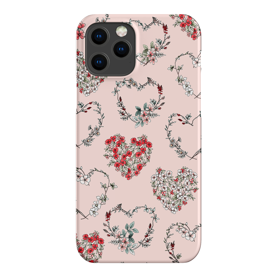 Wild Heart Wreath Printed Phone Cases iPhone 12 Pro Max / Snap by Typoflora - The Dairy