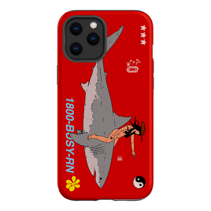1800-Busy Rn in Red Printed Phone Cases iPhone 12 Pro Max / Armoured by Easty Beasty - The Dairy
