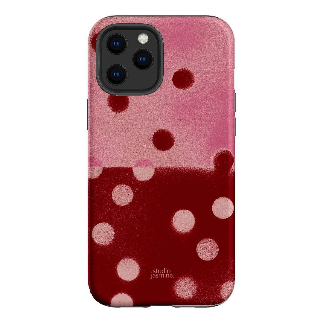 Cherry Polka Dot Printed Phone Cases iPhone 12 Pro Max / Armoured by Jasmine Dowling - The Dairy