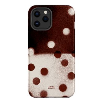 Espresso Polka Dot Printed Phone Cases iPhone 12 Pro Max / Armoured by Jasmine Dowling - The Dairy