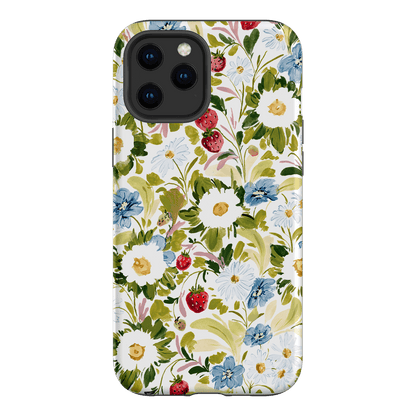 Garden Strawberries Printed Phone Cases iPhone 12 Pro Max / Armoured by Ellie Mae - The Dairy