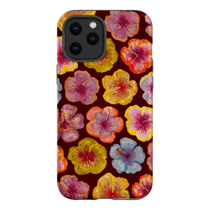 Hibiscus Holiday Rouge Printed Phone Cases iPhone 12 Pro Max / Armoured by BG. Studio - The Dairy