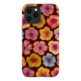 Hibiscus Holiday Rouge Printed Phone Cases iPhone 12 Pro Max / Armoured by BG. Studio - The Dairy