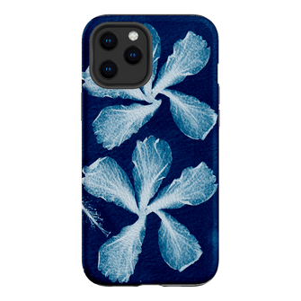 Hibiscus Cyanotype Printed Phone Cases iPhone 12 Pro Max / Armoured by Sally Hungerford - The Dairy