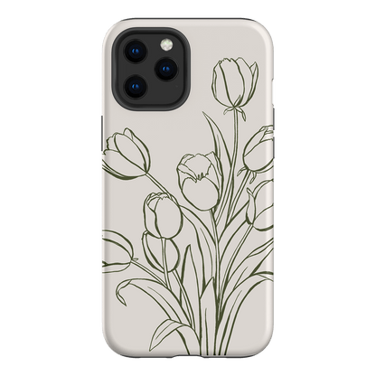 Inked Tulips Printed Phone Cases iPhone 12 Pro Max / Armoured by Typoflora - The Dairy