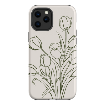 Inked Tulips Printed Phone Cases iPhone 12 Pro Max / Armoured by Typoflora - The Dairy