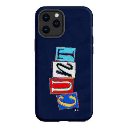 Lil Cnts Blue Printed Phone Cases iPhone 12 Pro Max / Armoured by Margarbs Art - The Dairy