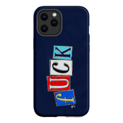 Lil Fcks Blue Printed Phone Cases iPhone 12 Pro Max / Armoured by Margarbs Art - The Dairy