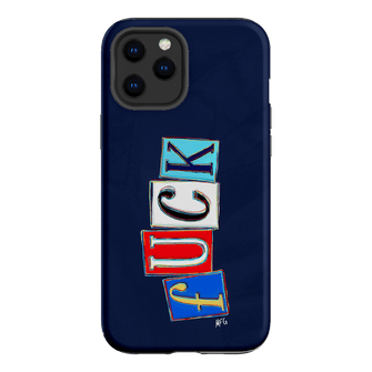 Lil Fcks Blue Printed Phone Cases iPhone 12 Pro Max / Armoured by Margarbs Art - The Dairy