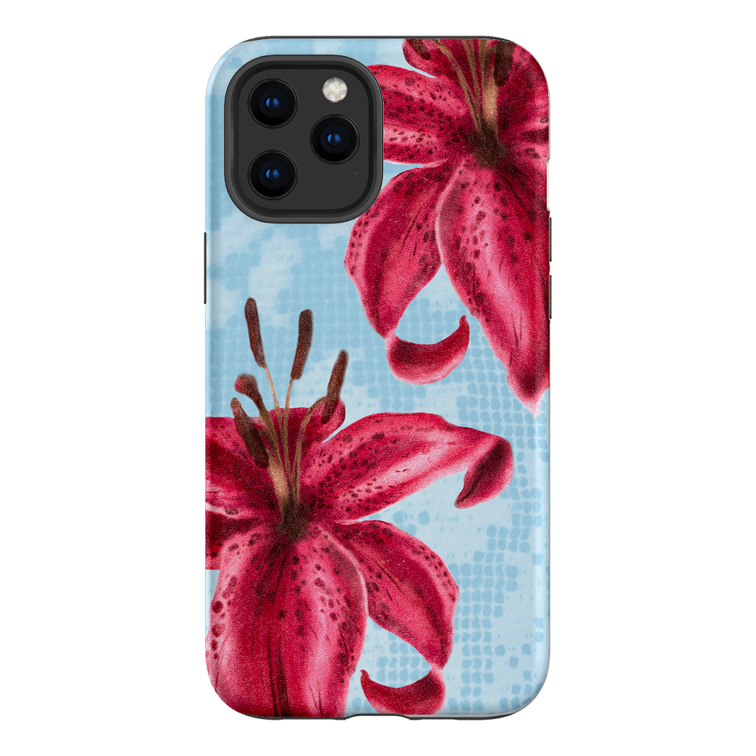 Lillies Printed Phone Cases iPhone 12 Pro Max / Armoured by Sally Hungerford - The Dairy